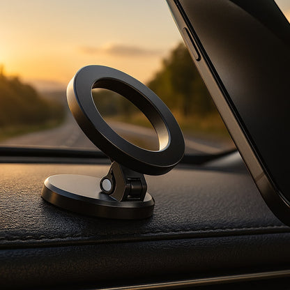 Support magnétique de téléphone pour voiture orientable à 360°