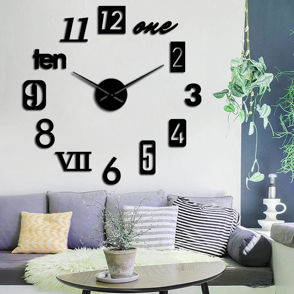 Horloge murale ronde à quartz, diamètre 30 cm