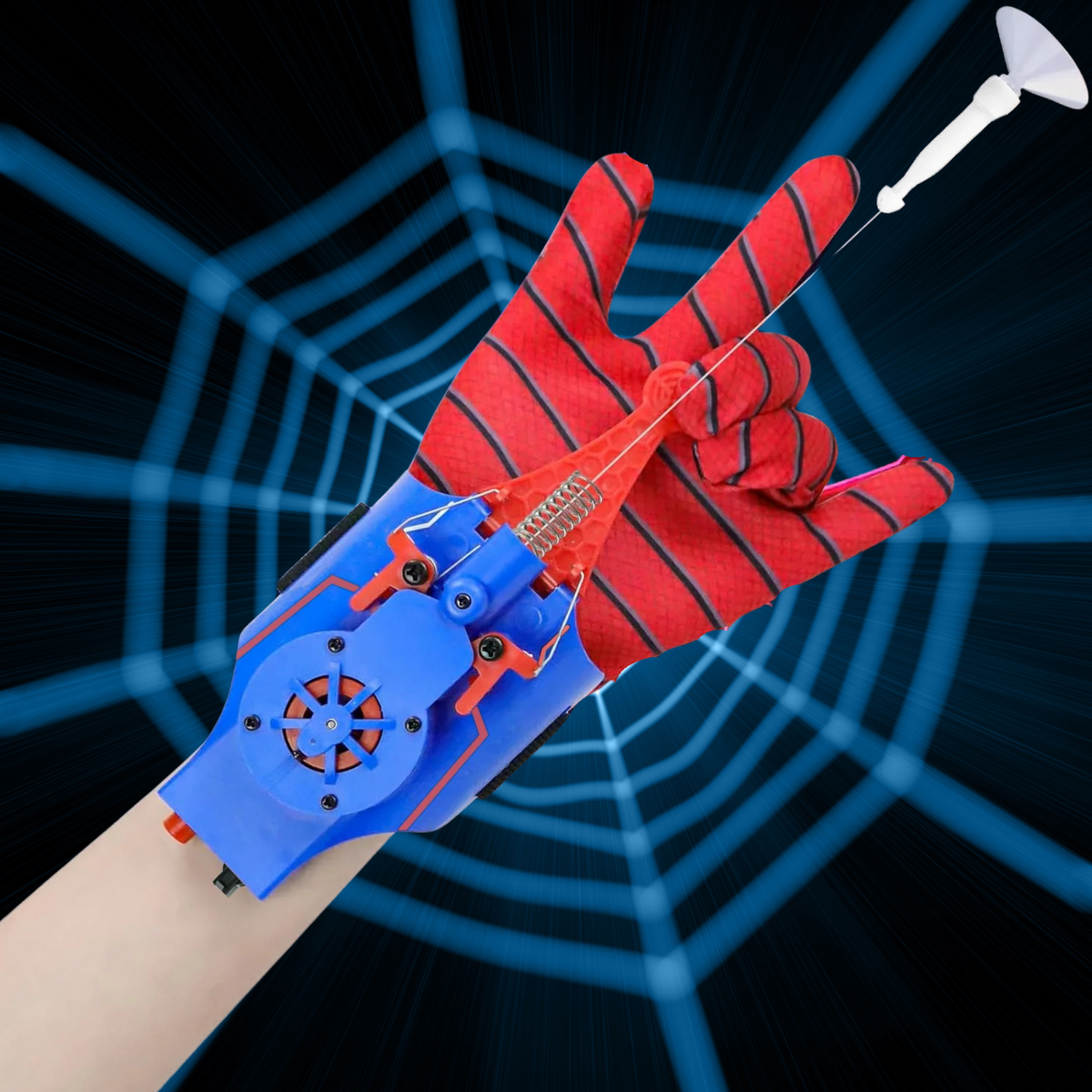 Lanceur de poignet jouet avec projectiles à ventouse