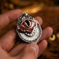 Collier pour homme avec pendentif œil en alliage métallique