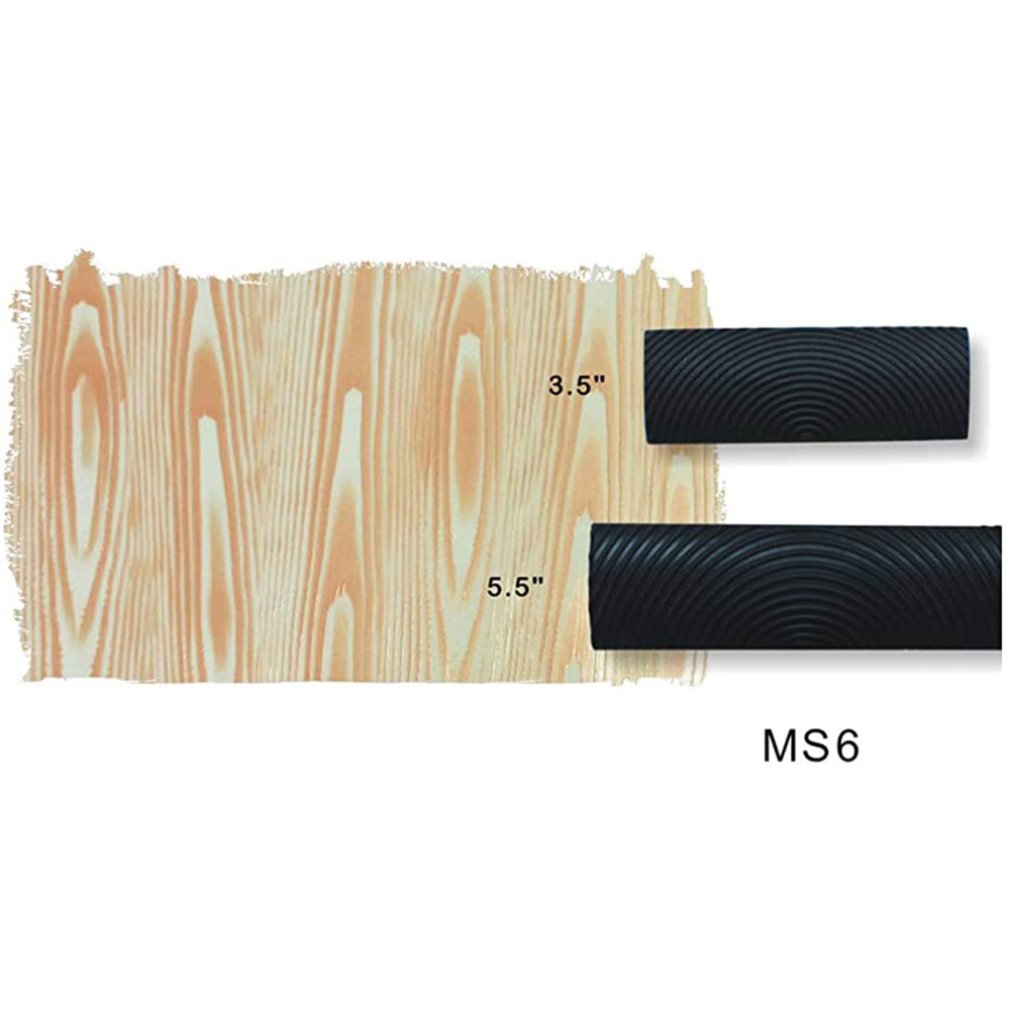 Rouleau effet bois pour peinture (set de 2)