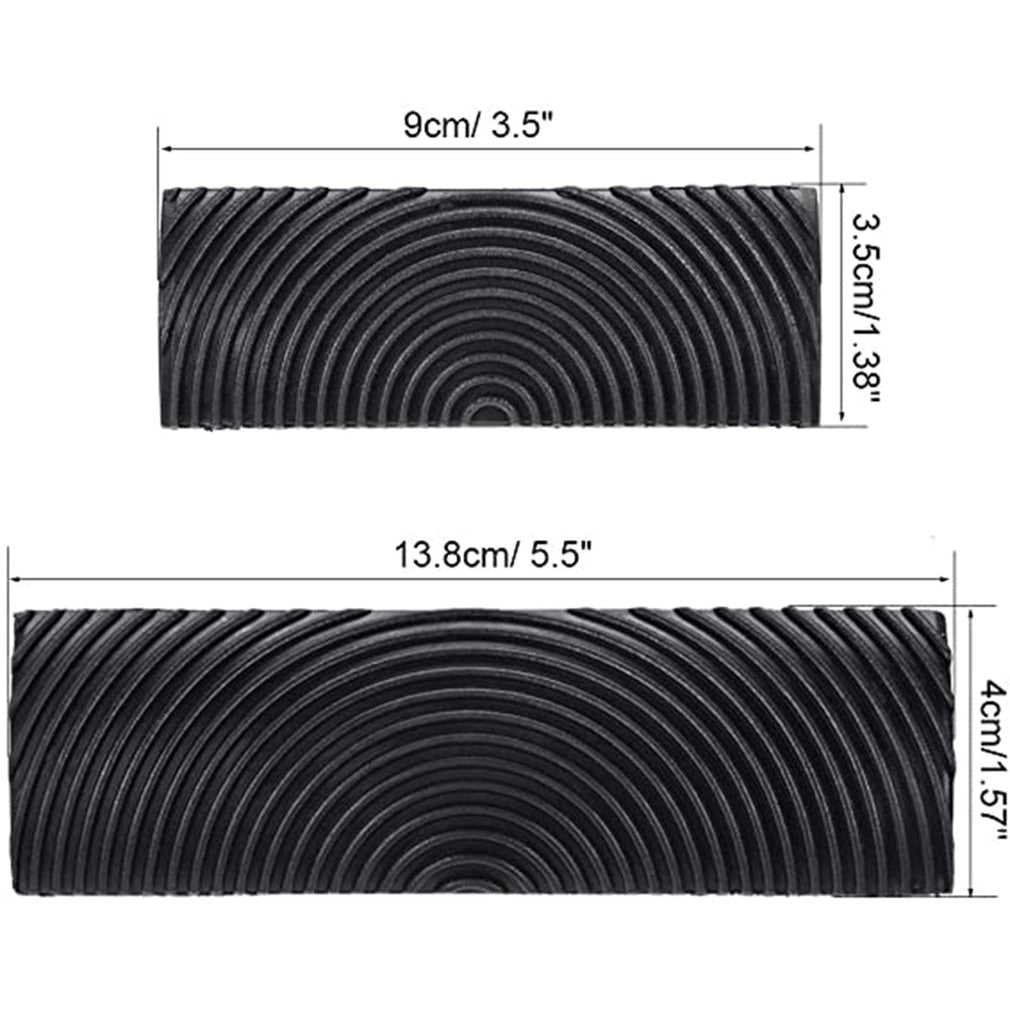 Rouleau effet bois pour peinture (set de 2)