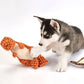Jouet dinosaure pour chien avec couineur