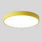 Plafonnier rond fin à trois teintes lumineuses