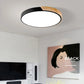 Plafonnier rond fin à trois teintes lumineuses