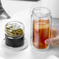 Bouteille à thé avec système d’infusion par retournement