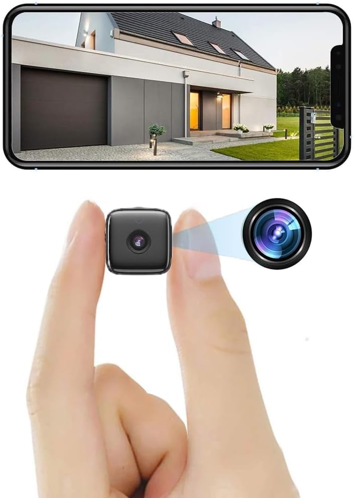 Caméra intérieure Wi-Fi 1080P rechargeable avec vision nocturne