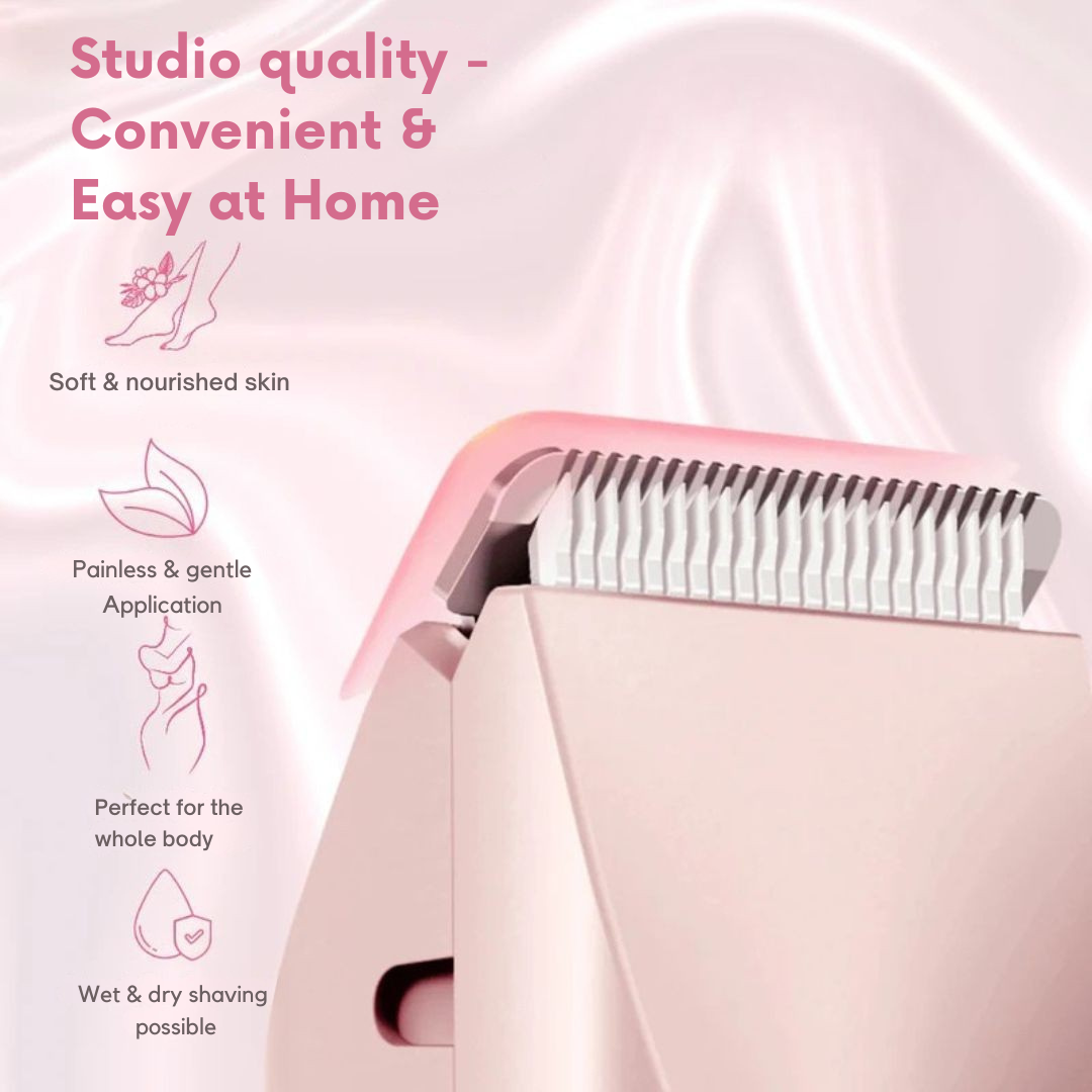 Tondeuse électrique pour le corps femme – Rasoir rechargeable humide et sec – image 10