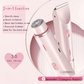 Tondeuse électrique pour le corps femme – Rasoir rechargeable humide et sec – image 12