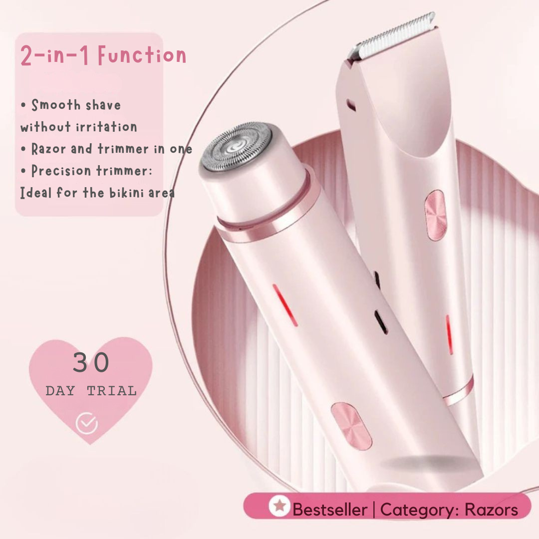 Tondeuse électrique pour le corps femme – Rasoir rechargeable humide et sec – image 12