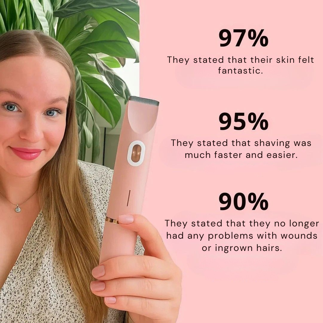 Tondeuse électrique pour le corps femme – Rasoir rechargeable humide et sec – image 4