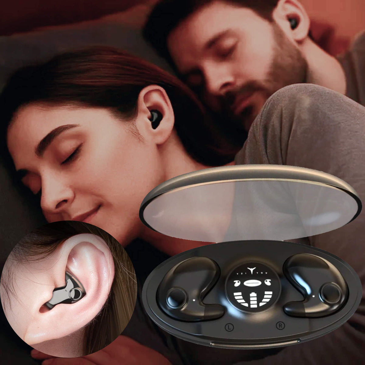 Mini écouteurs sans fil Bluetooth 5.3 pour le repos