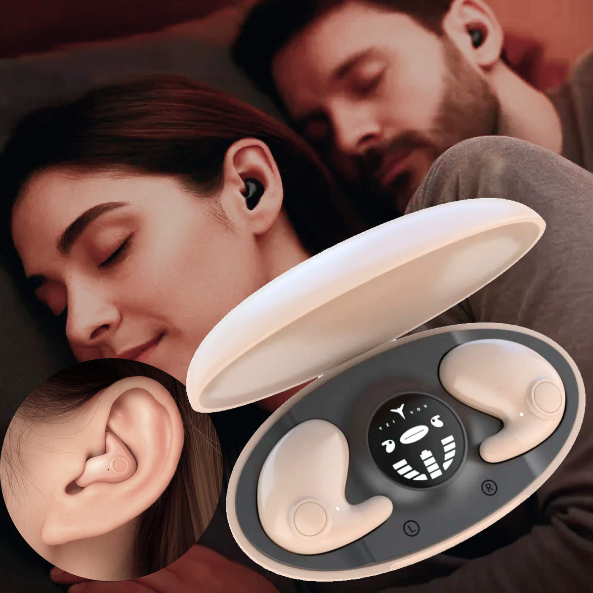 Mini écouteurs sans fil Bluetooth 5.3 pour le repos