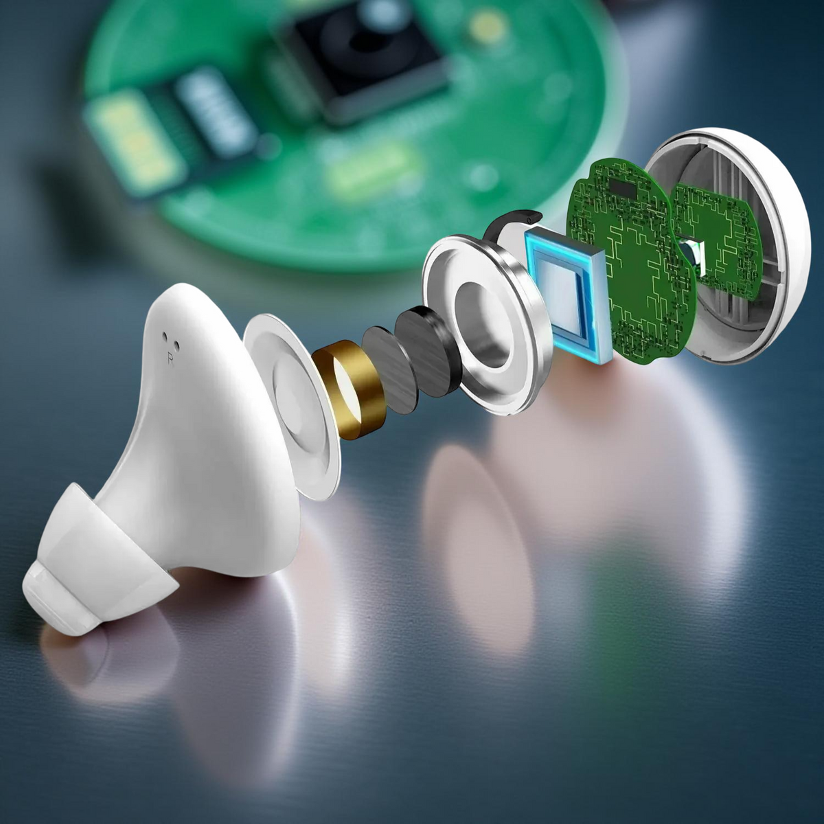 Paire d’appareils d’amplification auditive Bluetooth rechargeables