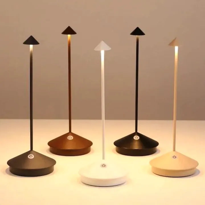 Lampe LED sans fil rechargeable à variateur tactile