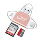 Lecteur de cartes SD et microSD à connecteurs multiples