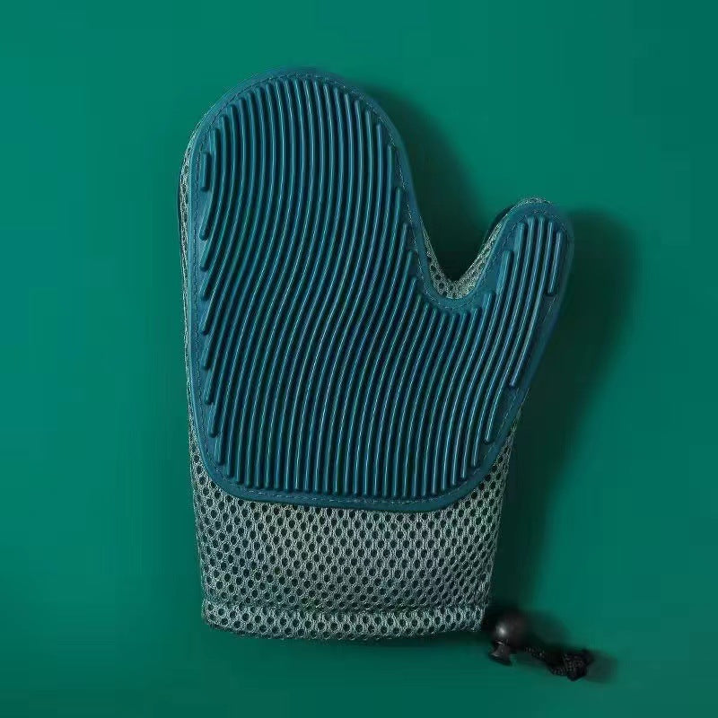 Gant de toilettage pour chat à picots en silicone, main gauche ou droite
