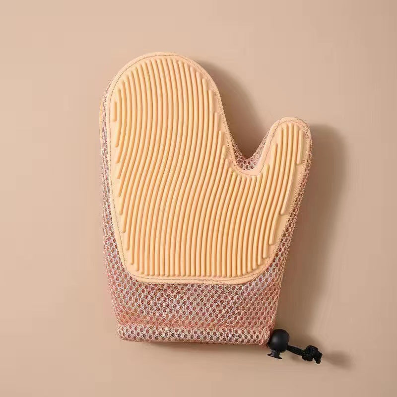 Gant de toilettage pour chat à picots en silicone, main gauche ou droite