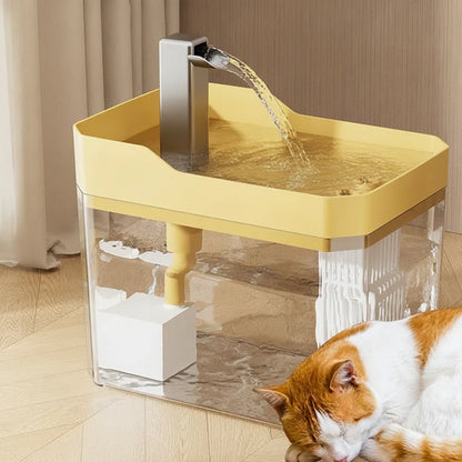Fontaine à eau pour chat 1,5 L à forme de robinet
