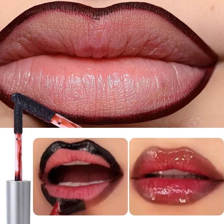 Colorant pour contour des lèvres à film détachable