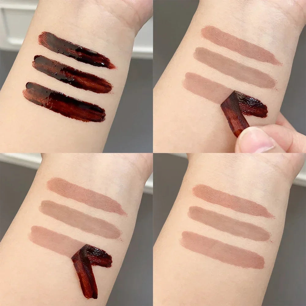 Colorant pour contour des lèvres à film détachable