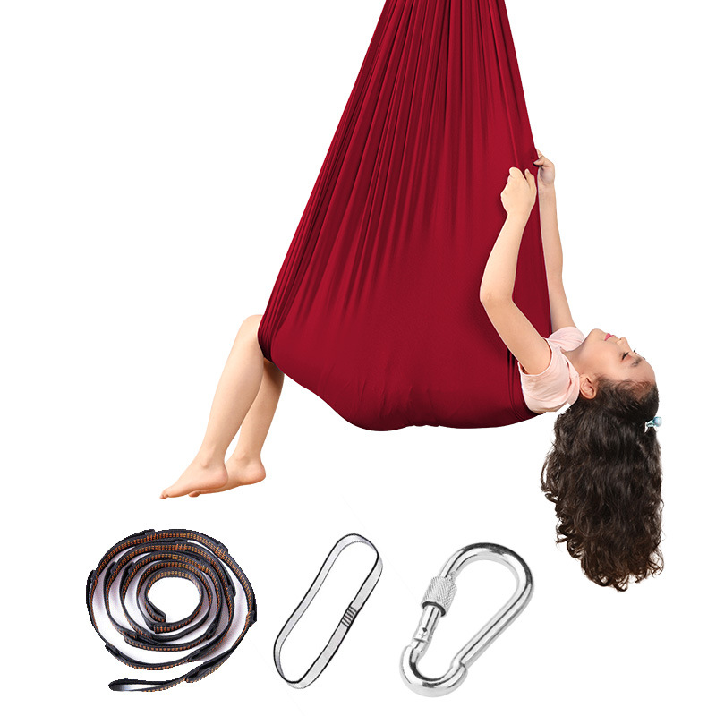 Hamac suspendu pour enfant en polyester extensible