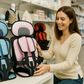 Siège portable enfant avec harnais réglable à cinq points