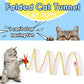 Tunnel pliant pour chat en filet, 50 × 20 cm