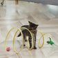 Tunnel pliant pour chat en filet, 50 × 20 cm