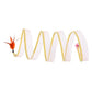 Tunnel pliant pour chat en filet, 50 × 20 cm