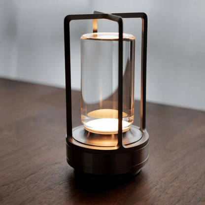 Lampe de table rechargeable à commande tactile, 17,5 cm