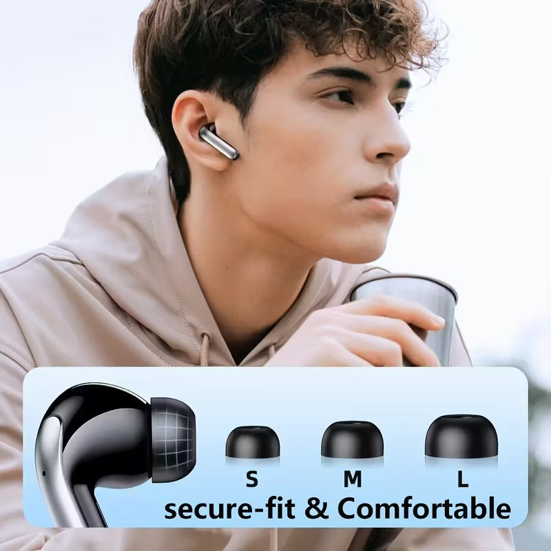 Écouteurs sans fil avec affichage de batterie et recharge USB-C