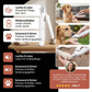 Coupe-griffes et lime électrique 2 en 1 pour animaux, rechargeable USB