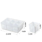 Boîte de rangement pour réfrigérateur à 6 compartiments et égouttoir