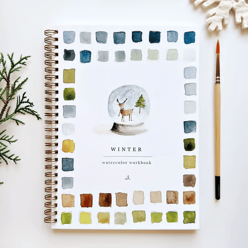Cahier d’aquarelle pour débutants – Livre d’activités de peinture pas à pas – image 10