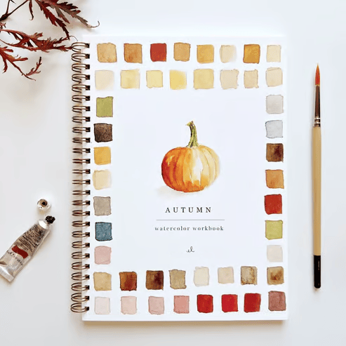 Cahier d’aquarelle pour débutants – Livre d’activités de peinture pas à pas – image 11
