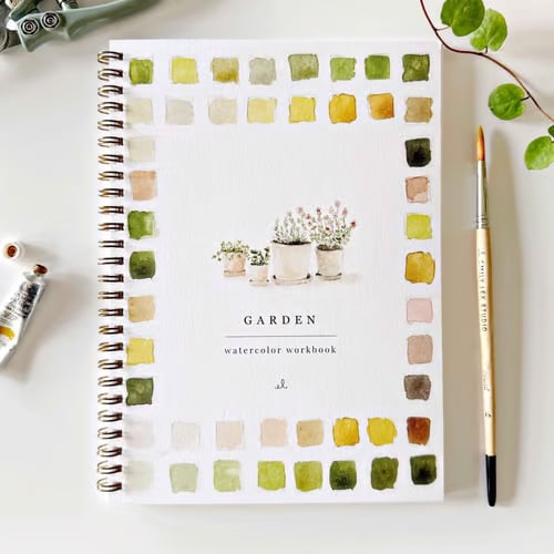 Cahier d’aquarelle pour débutants – Livre d’activités de peinture pas à pas – image 12