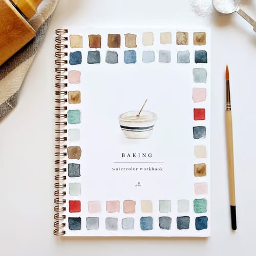 Cahier d’aquarelle pour débutants – Livre d’activités de peinture pas à pas – image 5