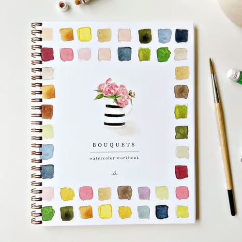Cahier d’aquarelle pour débutants – Livre d’activités de peinture pas à pas – image 7
