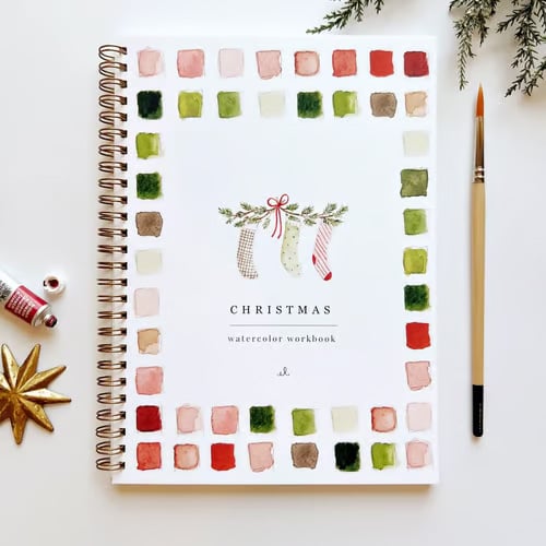 Cahier d’aquarelle pour débutants – Livre d’activités de peinture pas à pas – image 9