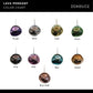 Suspension en verre ambré effet miroir – 15 cm – image 8