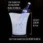 Seau à glace LED à changement de couleur 5 L
