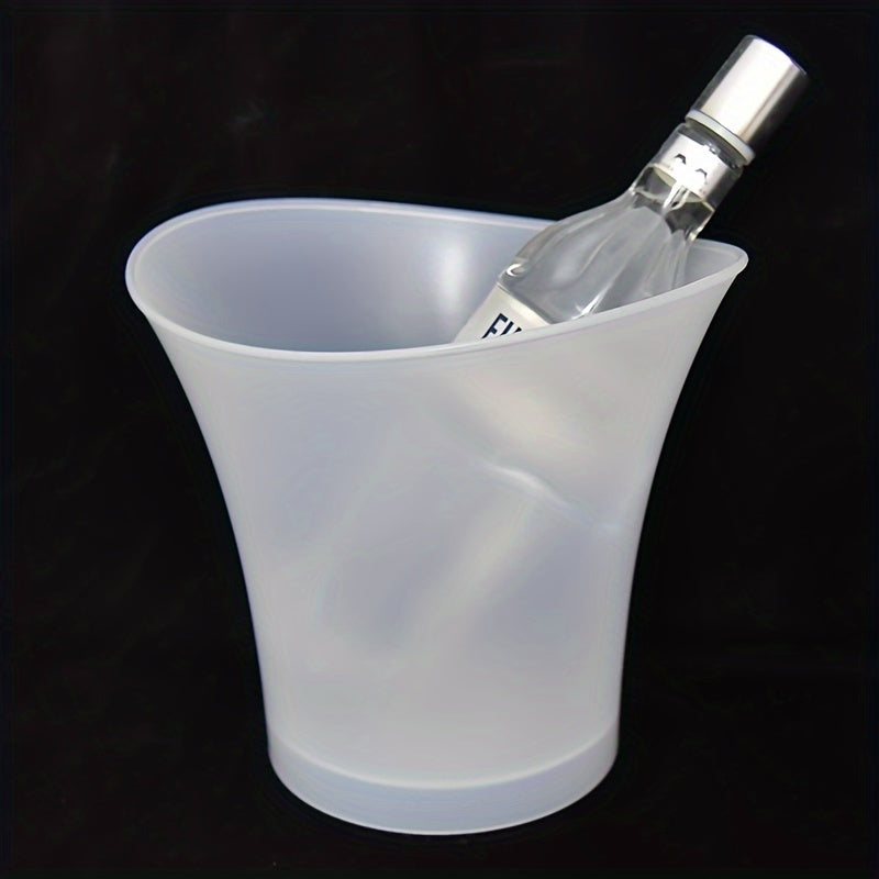 Seau à glace LED à changement de couleur 5 L