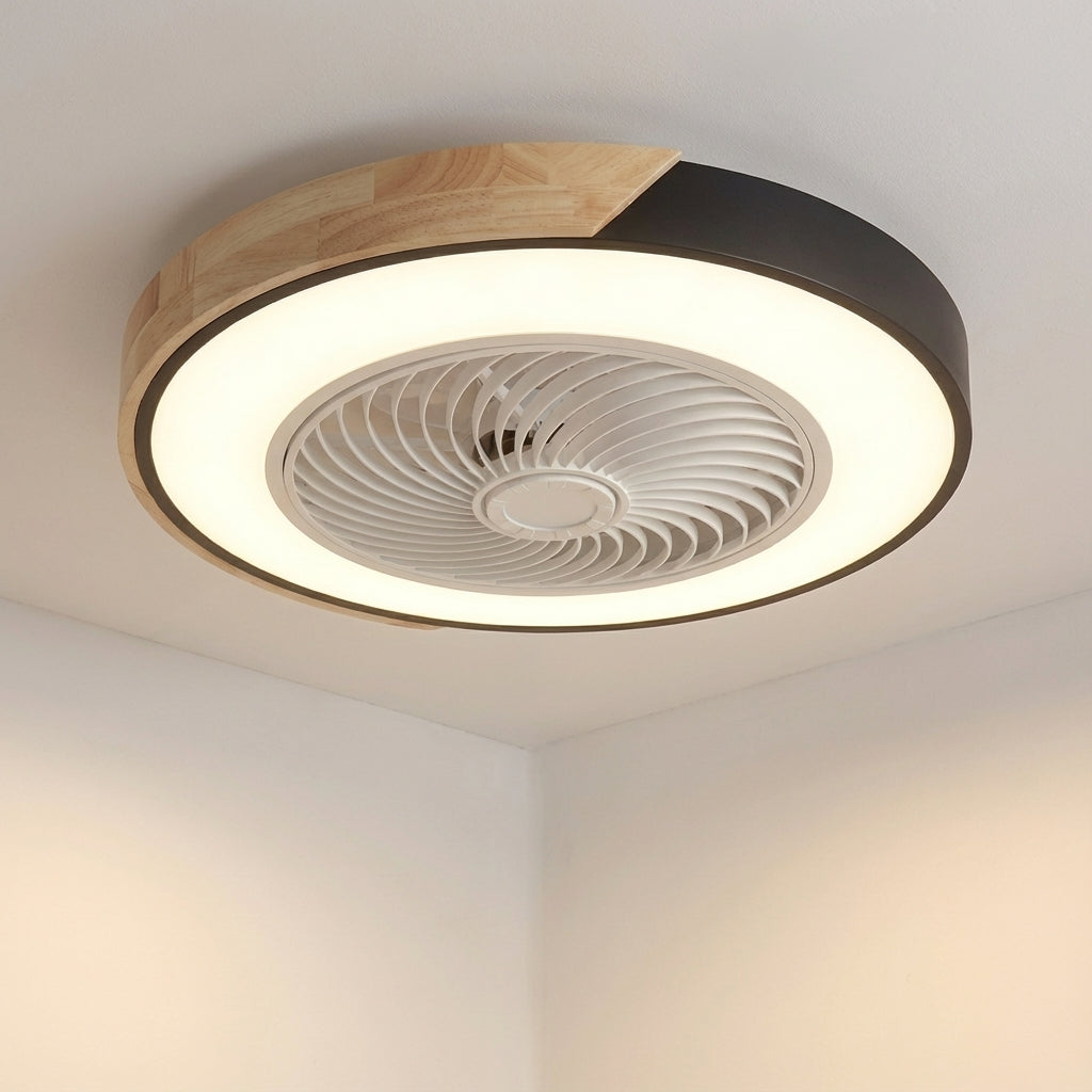 Ventilateur de plafond LED 56 cm avec télécommande 110–120 V