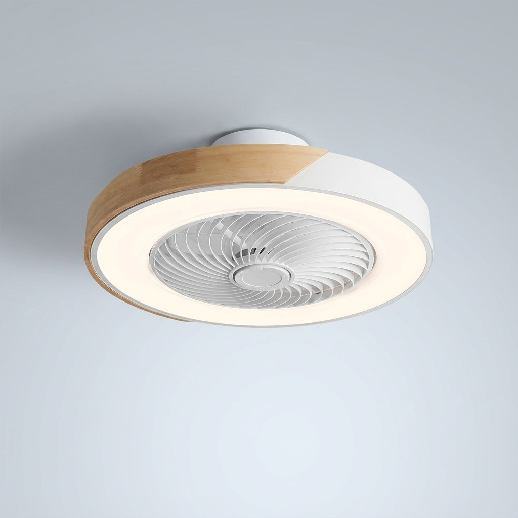Ventilateur de plafond LED 56 cm avec télécommande 110–120 V