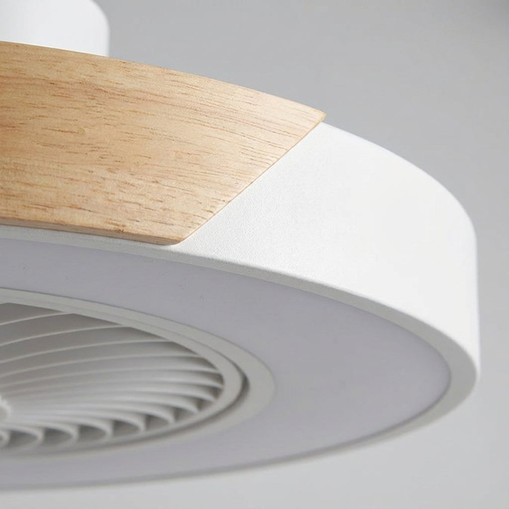 Ventilateur de plafond LED 56 cm avec télécommande 110–120 V