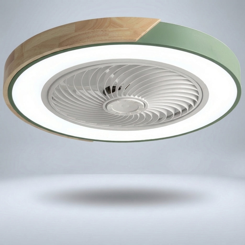 Ventilateur de plafond LED 56 cm avec télécommande 110–120 V