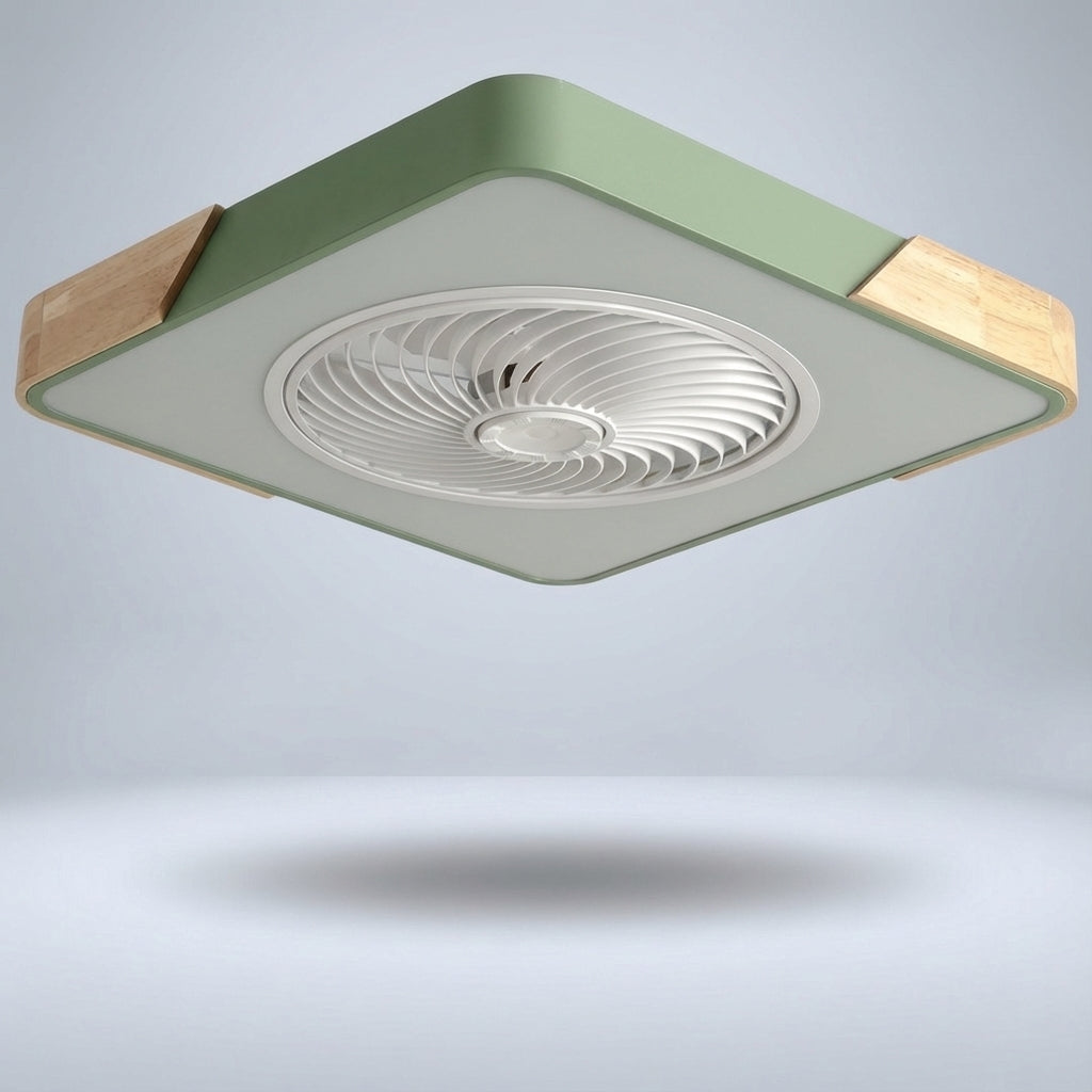 Ventilateur de plafond LED 56 cm avec télécommande 110–120 V