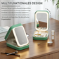 Boîte à maquillage avec miroir LED rechargeable à 3 éclairages