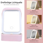 Boîte à maquillage avec miroir LED rechargeable à 3 éclairages